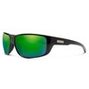 Suncloud Milestone - Polarized Sunglasses - for Men & Women - Black + Polarized Green Mirror Lenses