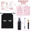 60PCS Lash Shampoo Bottles and Brushes Set, 10pcs Foam Pump Dispenser, 10pcs Nose Pore Deep Cleaning Brush, 10pcs Eyelash Extension Tube Brush, 10pcs Extension Aftercare Instructions Cards, 10pcs Lash