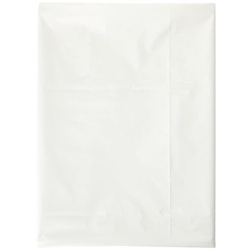 White Solid Rectangular Plastic Table Cover (54" x 108") 1 Count - Elegant Design & Premium Quality, Ideal For Parties, Events & Everyday Use