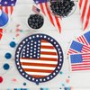 40PCS American Flag Paper Plates and Napkins Party Supplies, Disposable Patriotic Party Plates and Napkins Tableware Set for Memorial Day 4th of July Independence Day Decorations Serves 20 Guests