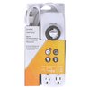 Woods 22575WD Indoor 8-Outlet Power Strip with Built-In Mechanical Timer; 8 Grounded Outlets