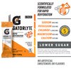 Gatorlyte Electrolyte Beverage Powder, Orange, Makes 20 Fl Oz, 3.1 ounce (Pack of 6)