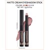 Erinde Waterproof Cream Eyeshadow Stick, Matte Nude Eye Shadow Sticks, Longwear Blendable High Pigmented, Neutral Eye Shadow Sticks Matte for Older Eyes, Smokey Eyeshadow Pencil Crayon, 21 Gray Brown