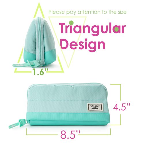 Mr. Pen- Mint Green Pen Pouch/ Bag, School/ College Pencil Case