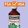 Robitussin Maximum Strength Elderberry Cough Plus Chest Congestion DM, Cough Suppressant for Adults, Providing Non Drowsy Liquid Cough and Chest Congestion Relief - 8 Fl Oz