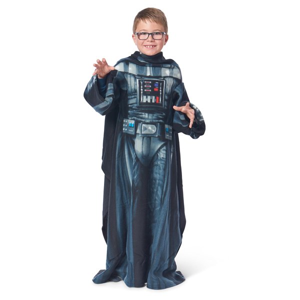 Northwest Comfy Throw Blanket with Sleeves, Youth-48 x 48 in, Being Darth Vader