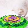 AWOOF Snuffle Mat for Dogs, Interactive Dog Puzzle Toy for Puppy Small Medium Dogs Enrichment Foraging Feeding Game Sniff Mat Toys, Mental Stimulation & Stress Relief