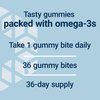 Life Extension Omega-3 Fish Oil Gummy Bites, EPA DHA Fatty acids, High-dose EPA DHA Support in a Delicious chewable Form, Non-GMO, Gluten Free, 36 Gummy Bites