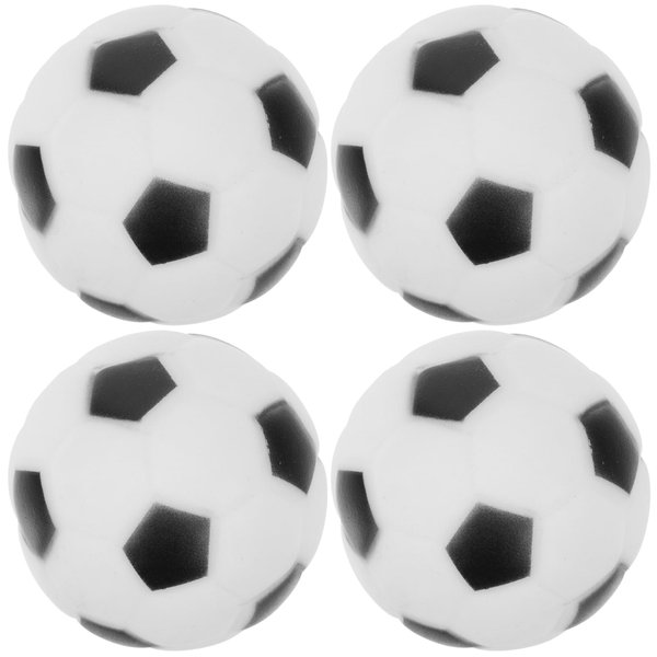 FRCOLOR 4Pcs Pet Toy Ball Rubber Foam Soccer Ball Cat Toy Dog Teething Toy Dogs Bite Toy Kitten Interactive Toy Pet Exercising Toy