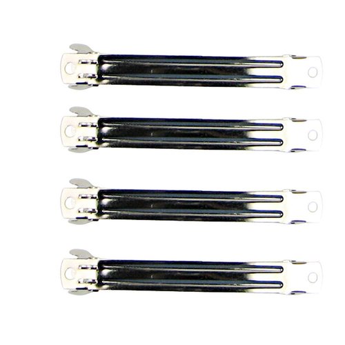 DIY Hair Clips Kit, Alligator Clips, French Barrette Clips, Snap clips (100pc 70mm Metal French Hair Clips/Barrettes)