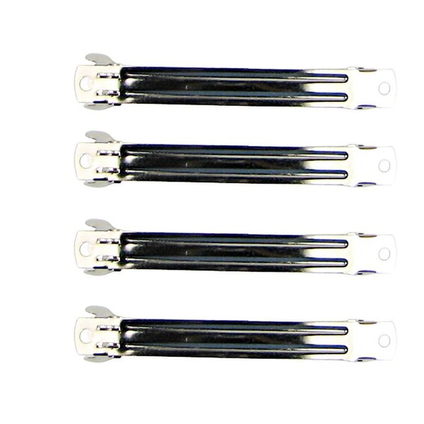 DIY Hair Clips Kit, Alligator Clips, French Barrette Clips, Snap clips (100pc 70mm Metal French Hair Clips/Barrettes)