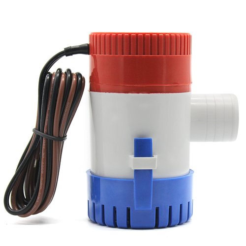 iztor Marine Submersible Boat Rule Bilge Water Pump 750 GPH 12V 3/4 inch Hose Outlet for Boats