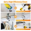 AstroAI Drill Brush Attachment Set 6 Piece Power Scrubber Cleaning Kit with Extend for Car Detailing, Bathroom Surfaces, Kitchen, Shower, Car Wheels, Seats, Tile, Floor, Grout All Purpose - Yellow