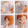 XiDonDon New 1/12BJD Doll Body for GSC Head,OB11 Doll Replace Body, with Animal Body Accessories,Three Uses,Action Figures (Super White)