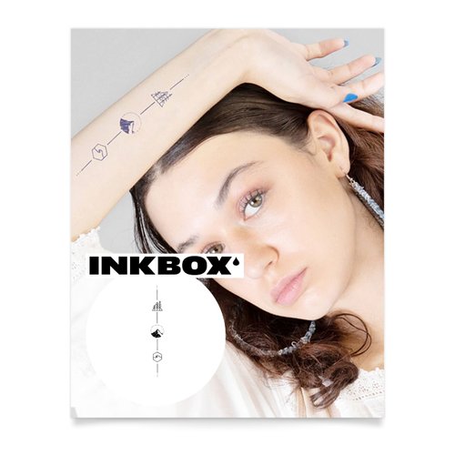 Inkbox Temporary Tattoos, Semi-Permanent Tattoo, One Premium Easy Long Lasting, Water-Resistant Temp Tattoo with For Now Ink - Lasts 1-2 Weeks, Earthly Elements, 7 x 2 in
