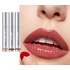 DENESTUP 3PCS Peel Off Lip Stain Tattoo, Peel Off Lip Liner Tattoo, Long Lasting Lip Stain Peel Off, Infused with Hyaluronic Acid & Vitamin E, Lip Makeup Gift for Women