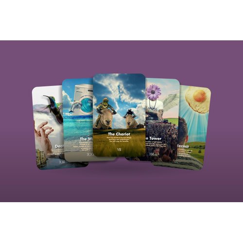 Ibiza Tarot-The Voice of Space Tarot| Fortune Telling Tarot Cards Deck for Beginners |Authentic Tarot Experience - Set of 22 Arcana Cards