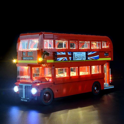GEAMENT Upgraded Version 10258 Light Kit for Creator Expert London Bus Compatible with Lego 10258 Building Blocks Model (Model Set Not Included)