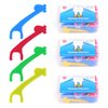 Ecovona - Tooth Floss Picks for Kids - 3 Pack (120 Count) - Toddler & Kid Safe Dental Floss Picks for The Whole Family - Advanced Design to Help Teach Dental & Oral Hygiene & Prevent Tooth Decay