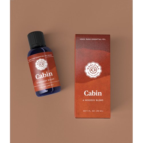 Woolzies Cabin Essential Oil Blend | Includes Patchouli, Sandalwood, & Frankincense for Diffuse, Internal & Topical Use 1 FL OZ
