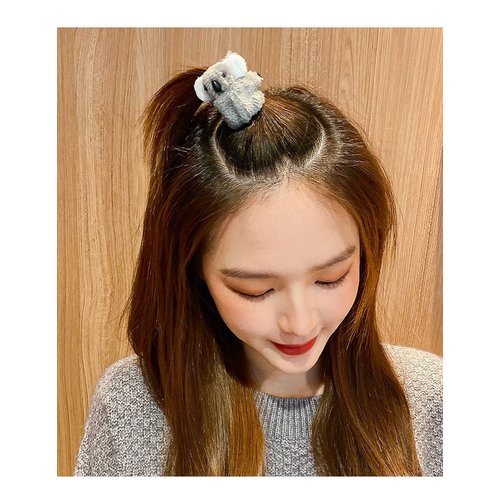 CRIZAN 2Pcs Brown Grey Plush Koala Sisters Best Friends Cute Hair Jaw Clips Non Slip Simple Irregular Hair Clamps Fashion Claw Clips Hair Accessories For Girls Kids