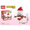 Hisgeru Christmas Building Blocks Compatible for Lego Christmas Snowman Micro Blocks Stacking New Toys Holiday Present Box New Year Gifts for Kids 6-12 Years Old Boys and Girls(Snowman)