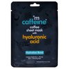 mCaffeine Coffee Sheet Mask with Hyaluronic Acid for Unisex - 0.7 oz Mask