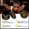 Wave Butter 360 Wave Grease for Men - Moisture, Control and Silky Shine, All-Natural Cream for Layered Waves with Shea Butter and Beeswax for Wolfing Kit