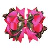 New "HOT PINK CAMO" Grosgrain Hairbow Alligator Clips Girls 5 Inch Bows Boutique Camoflauge Duck Hunting Fishing Outdoor Sports Grosgrain Ribbon