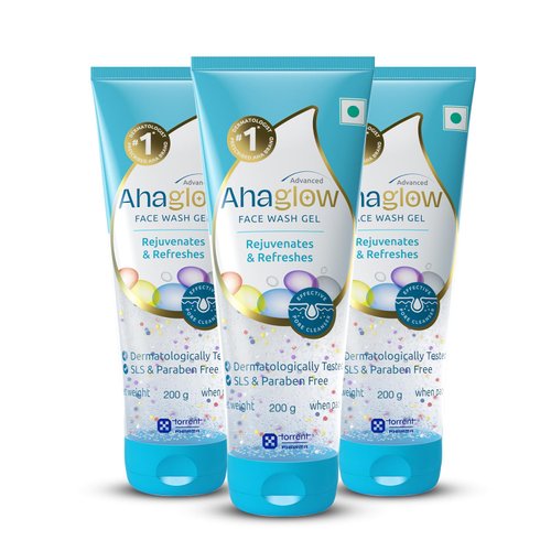 AHAGLOW FACE WASH 200GM PACK OF 3