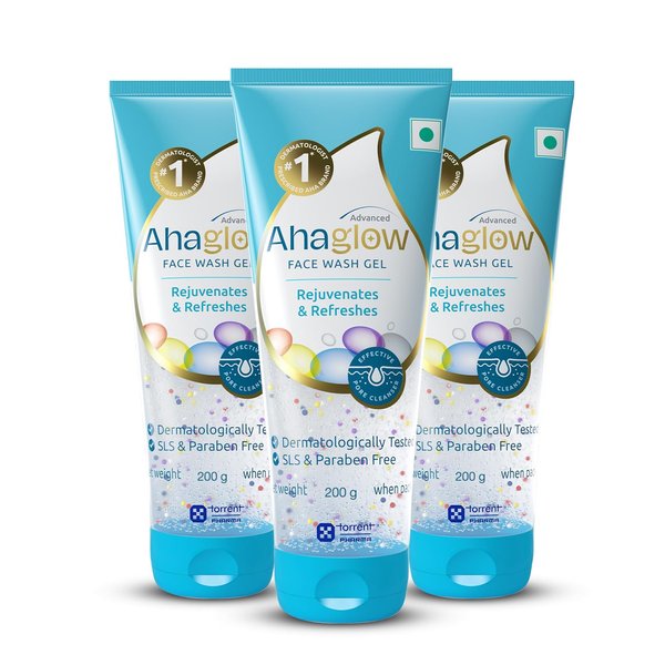 AHAGLOW FACE WASH 200GM PACK OF 3