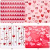 Zayvor 12Ct Valentine Cupcake Boxes With Heart Viewing Window,Cookie Muffins Gift Box Treat Boxes Bakery Pastry Boxes for Gift Giving,Valentines Wedding Party Decor Valentines Favor Supplies