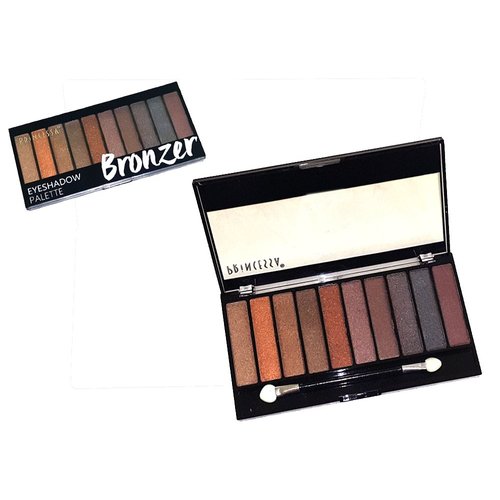 PR-98 10 Color Bronzer Eye Shadow Pallette Cosmetic