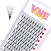 VNE Volume Lash Extensions | russian volume fans lashes | premium false lash extensions | promade mega volume fans | loose premade fans- Soft, Natural, and Effortless! 10D, C curl, 9 mm