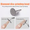 Sanding Disc Nail Drill Bits Electric Foot File Drill Bits for Nails Dead Skin Cuticle Bit for Nail Drill Bit Foot Callus Remover Pedicure Supplies Manicure Tools Nail Bits for Nail Salon Foot Care