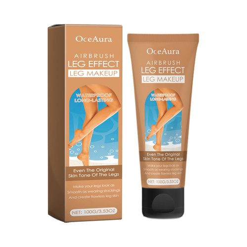 Leg Makeup Waterproof No Transfer, Legs Vein Cover Up Makeup for Varicose Veins Waterproof Black Skin, Leg and Body Scar Cover up Makeup for Tattoo Cover Up, Long Lasting Body Foundation (1#)