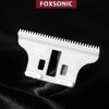 FOXSONIC 2pcs Replacement Ceramic Blades #2215 T-Wide Adjustable Trimmer Blade set for 8081 WAHL Detailer T-WIDE Trimmer Blade