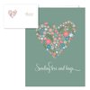Heartfelt Sympathy Card Pack / 25 Condolences Greeting Cards / 5 Warm Comfort Designs / 4 5/8" x 6 1/4" Peace Note Cards/Made In The USA