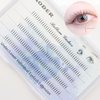 Bottom Lash Extension Kit 200pcs Lower Individual Lashes With Lash Bond and Applicator Tool 6mm Under Eye Lashes Natural Look DIY Eyelash Extension by DAODER(Fairy Bottom Lashes)