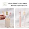 Travel Toothbrush Head Cover Case for Kids, Children Silicone Protector Cap, Dustproof Toothbrush Protect Case (Set of 8)