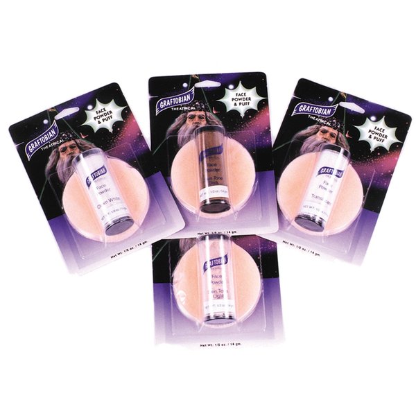 Graftobian Pro Setting Powder - Face Powder w/Puff (Translucent)