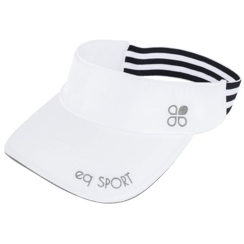 EQ SPORT Sun Visors for Women and Men, Sun Visor Hat, Womens Visors for Summer, Golf, Tennis Visors UV Sun Protection White