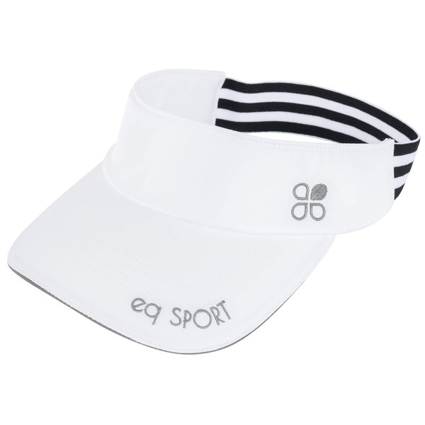 EQ SPORT Sun Visors for Women and Men, Sun Visor Hat, Womens Visors for Summer, Golf, Tennis Visors UV Sun Protection White