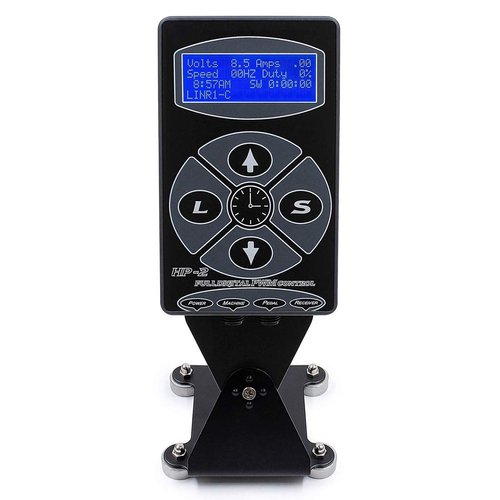 BestParts HURRICANE HP-2 Dual Intelligent Digital LCD Rotary Tattoo Power Supply Kit with Cord Fits for All Tattoo Machine Supplies
