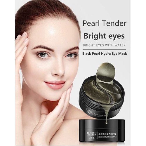 Senana MarinaUnder Eye Masks, Eye Lines And Moisturizing Eye Patches, Moisturizing, Nourishing, Improving Eye Bags, Dark Eye Circles, Under Eye Gel Pads with Collagen Hyaluronic Acid (60 Pieces) (PEARL MOISTURIZING Collagen)