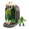 MEGA Construx Masters of the Universe Building Toys Set, Zombie He-Man Horde Pit with 70 Pieces, 1 Poseable Micro Action Figure and Slime Accessory, for Kids
