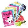 masque BAR Pretty Animalz Facial Sheet Masks, Fun & Unique Skincare Face Mask with Animal Character Prints, Hydrating & Soothing Korean Facial Mask, Nourishing & Exfoliating Skin Care, Pack of 12