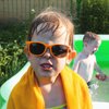 MIAHART 12 Pack Kids Party Sunglasses Bulk Summer Party Favors Retro Glasses for Boys and Girls Birthday Party Supplies, Orange