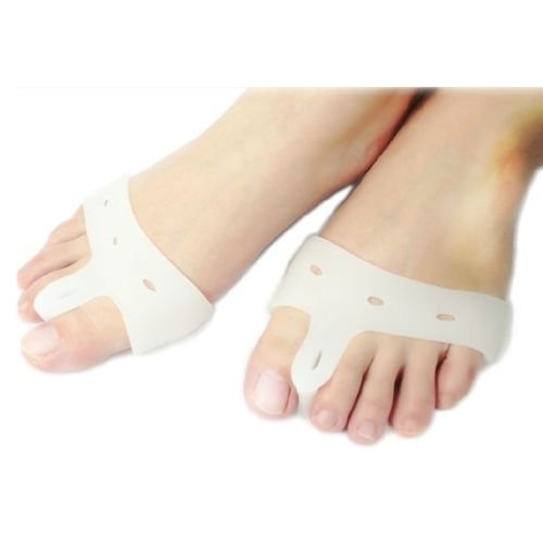 Hobbypower Silicone Toe Hallux Valgus Separators Straighteners Bunion Relief Daytime (Pack of 1 Pair)