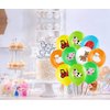 36pcs Farm Themed Party Supplies,Include Farm Animals Centerpieces Farm Background Cloth and Foil Latex Balloons, Indoor and Outdoor Farm Animals 3D Table Decorations